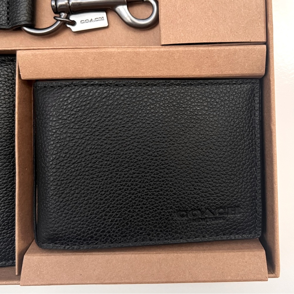 💯COACH Boxed 3 In 1 Wallet Gift Set - Picture 10 of 13